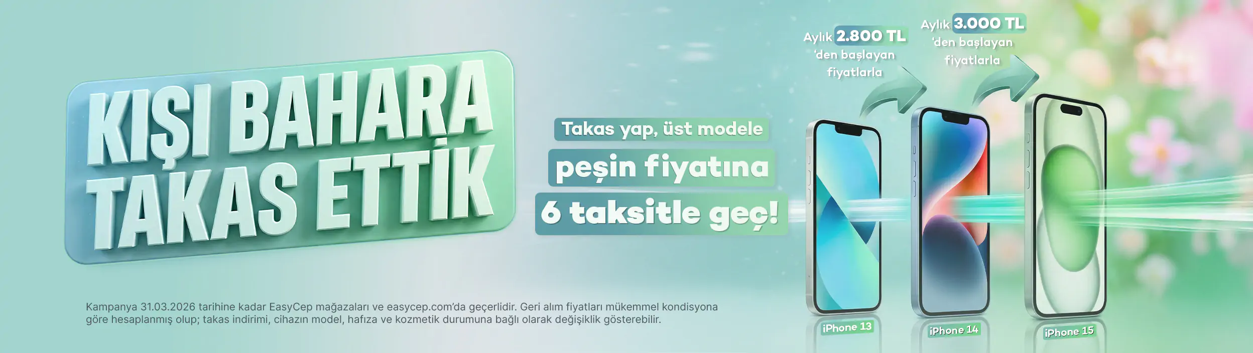 Kışı Bahara Takas Ettik