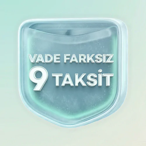 Vade Farksız 9 Taksit!